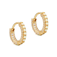Opal Earrings - seol-gold