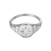 silver signet ring - seolgold