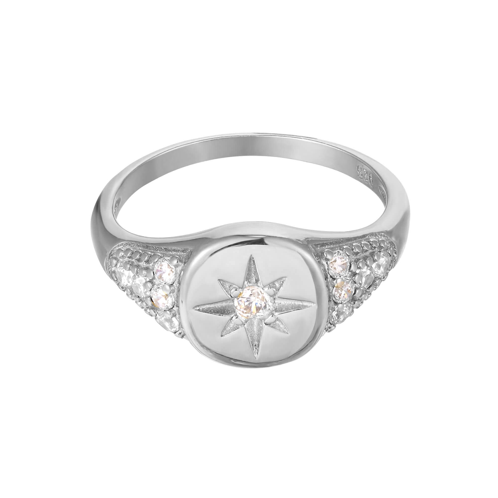 silver signet ring - seolgold