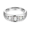 opal cz ring - seol gold