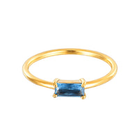 topaz ring - seol gold
