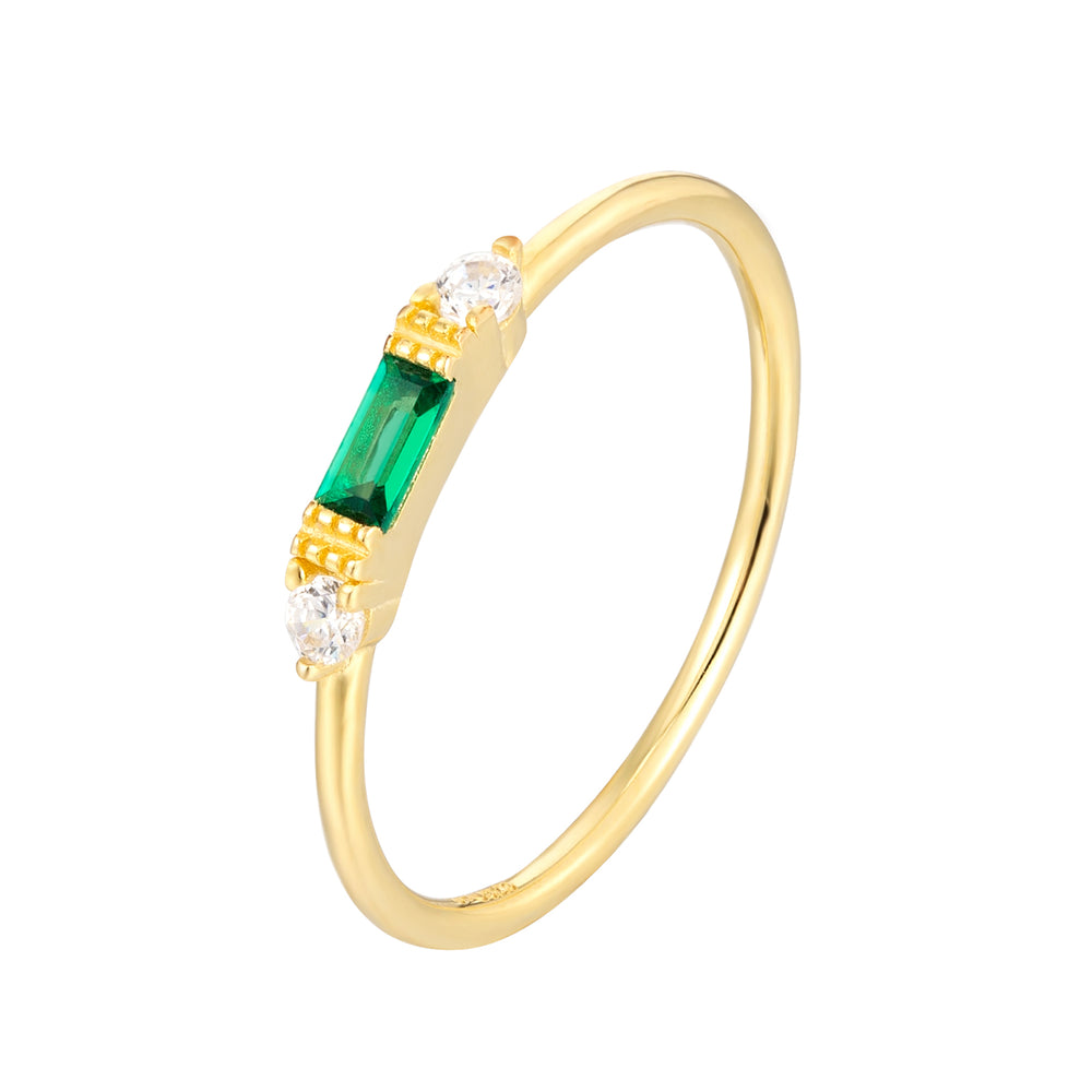 emerald ring - seolgold