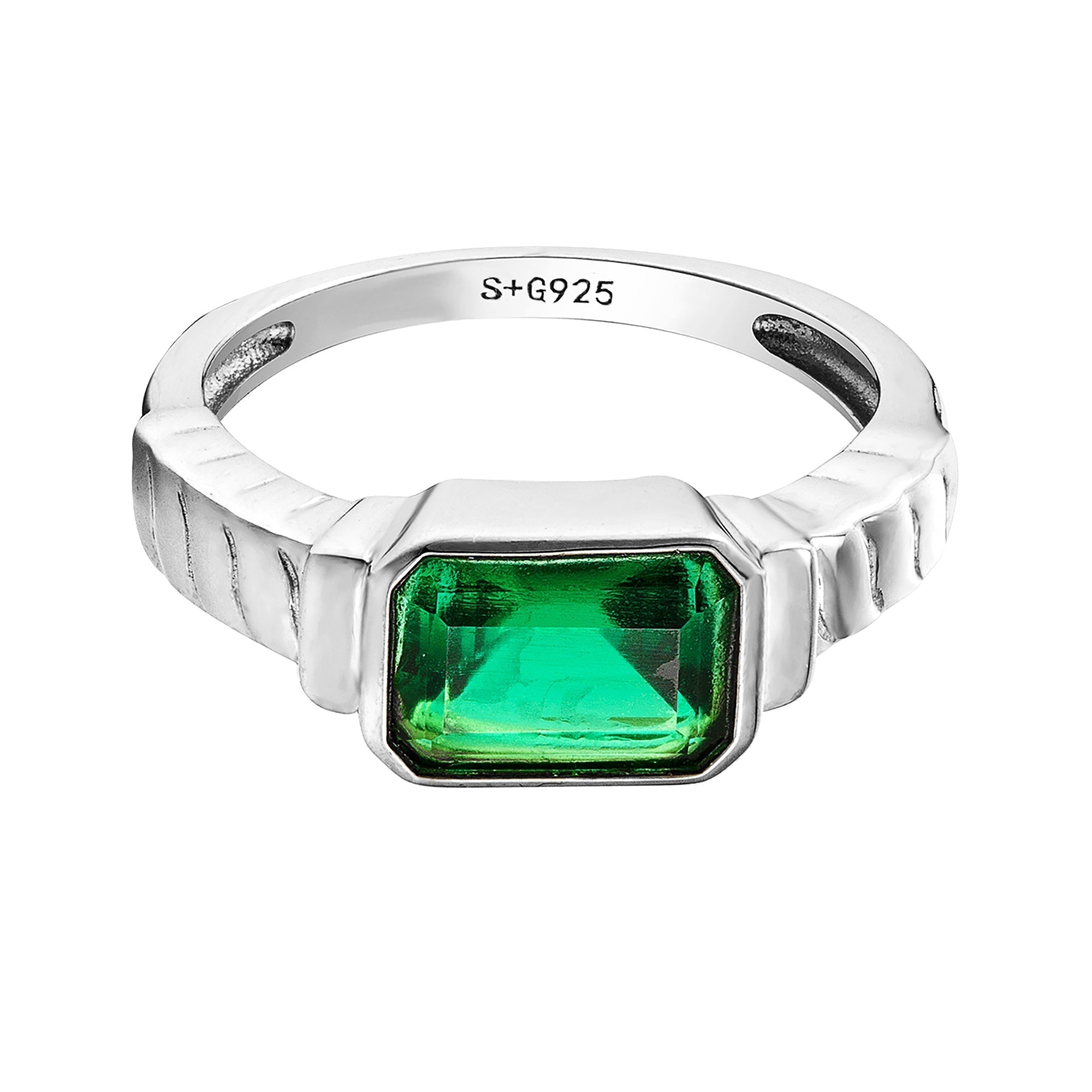 emerald ring - seol gold