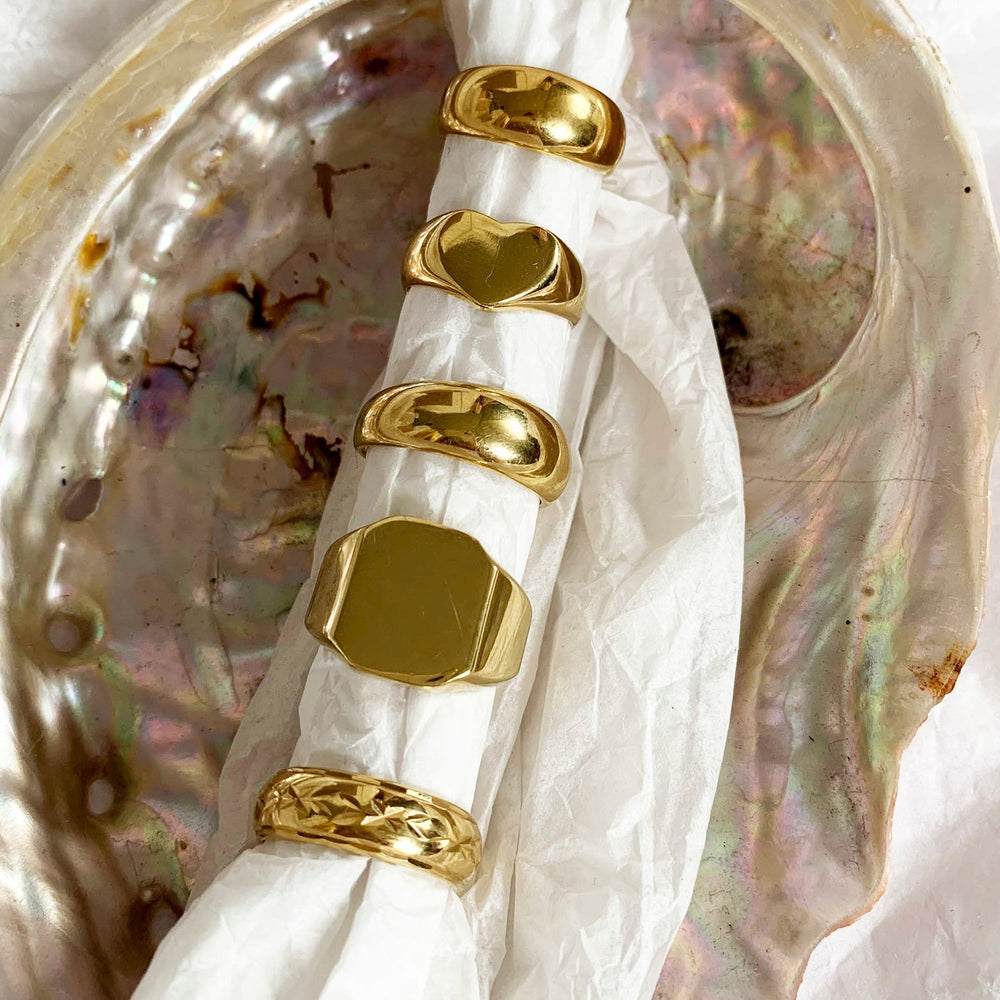 cigar ring - seol gold