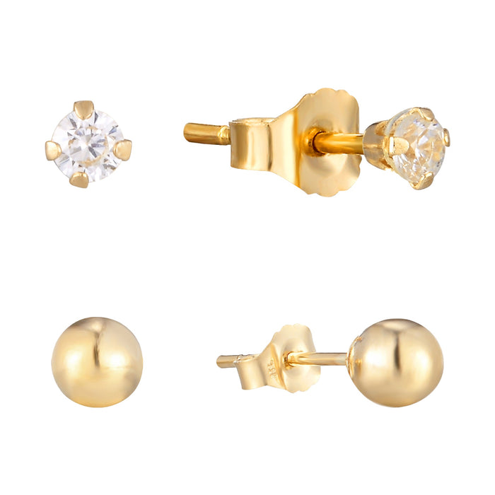 earring stud set - seol gold
