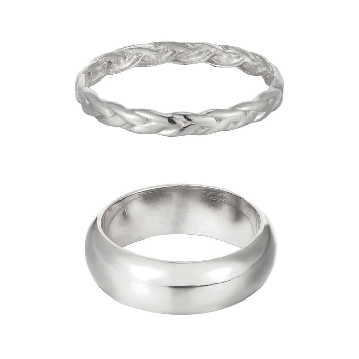 stacking ring set - seol gold