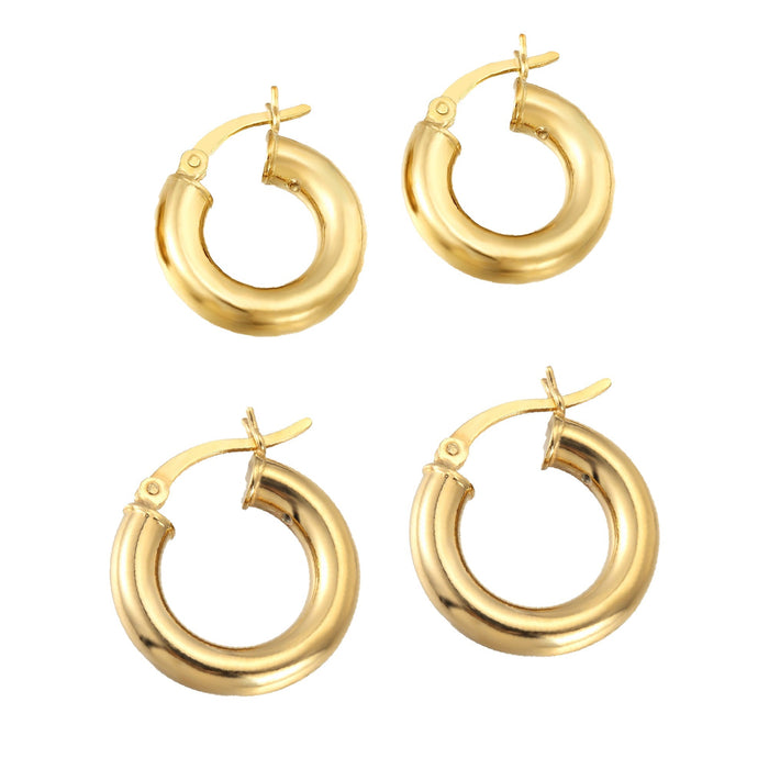classic hoop - seol gold
