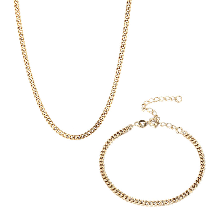 curb chain - seol gold