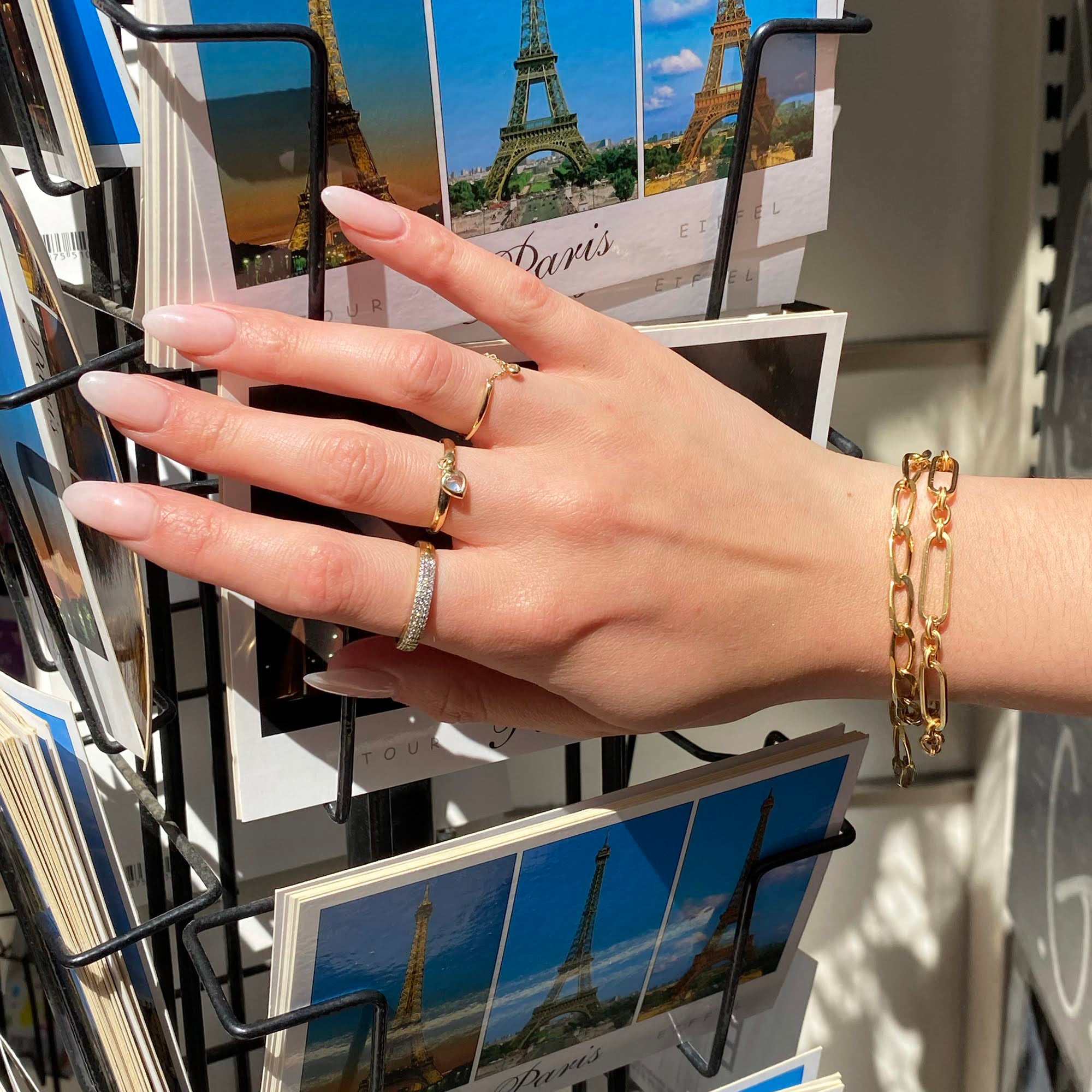 gold chain bracelet - seolgold