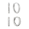 silver hoop - seol gold