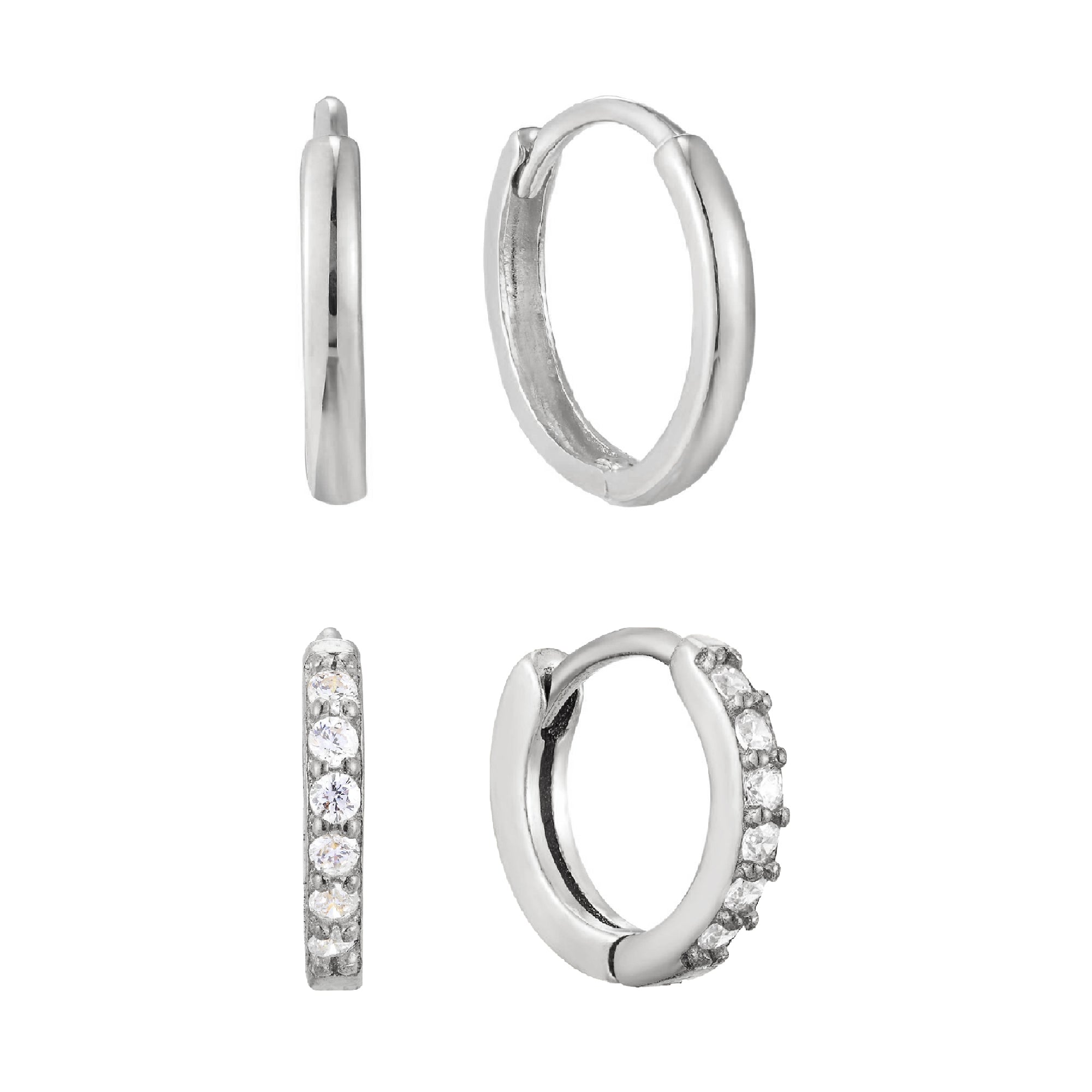 silver hoop - seol gold