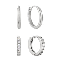 silver hoop - seol gold