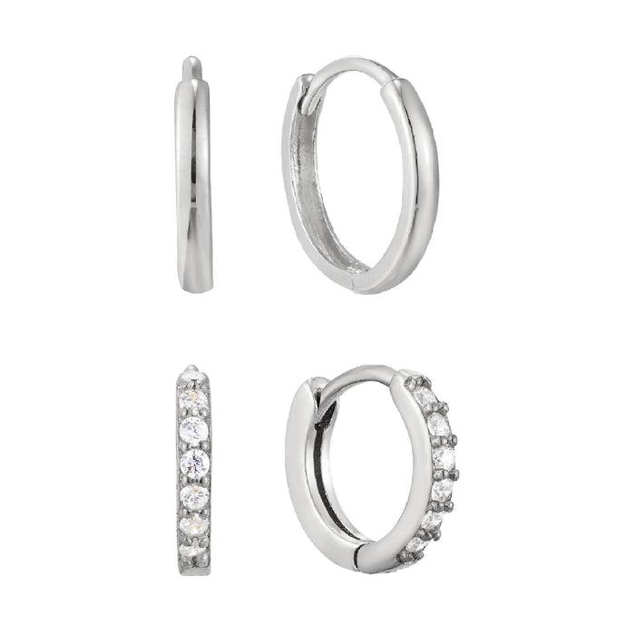 silver hoop - seol gold