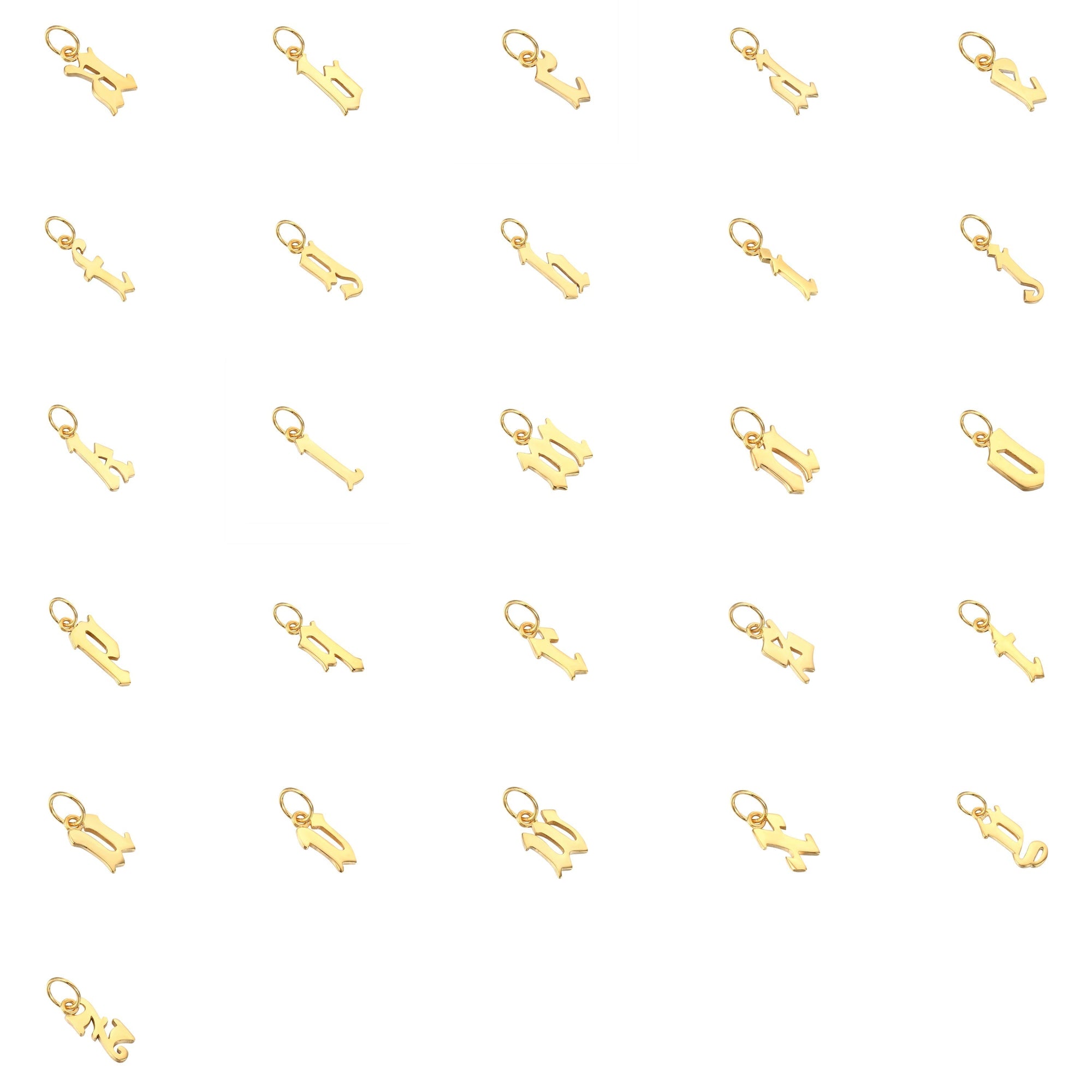 alphabet jewellery - seolgold