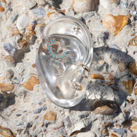 gold earrings - seolgold