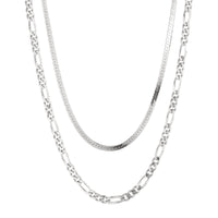 herringbone figaro chain - seol gold