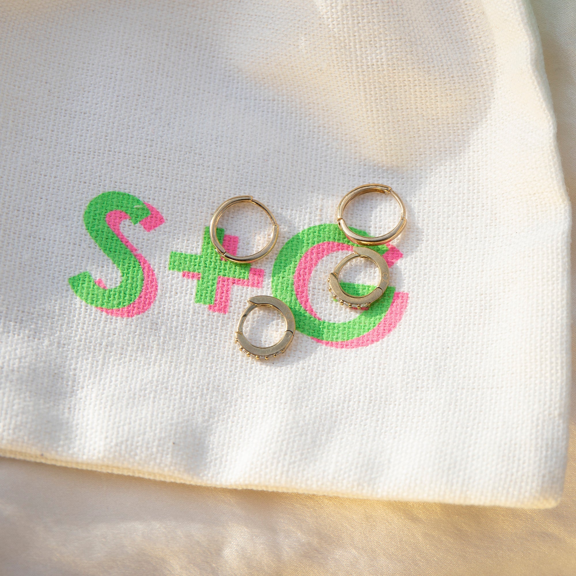 gold hoop earrings - seol gold