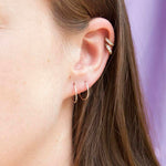 Gold Hoop earrings - seol-gold