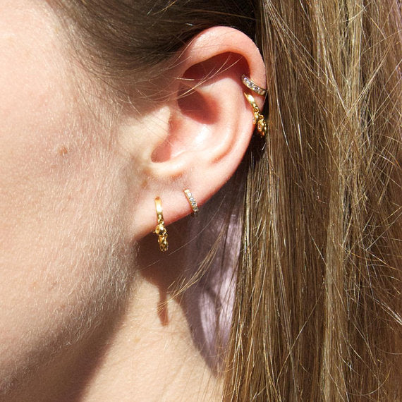 Gold Hoop Earrings - seol-gold