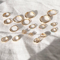 9ct Gold 15mm Huggie Earrings - seol-gold