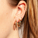 huggie Earrings - seol-gold