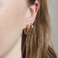 18ct Gold Vermeil stud earrings - seol-gold