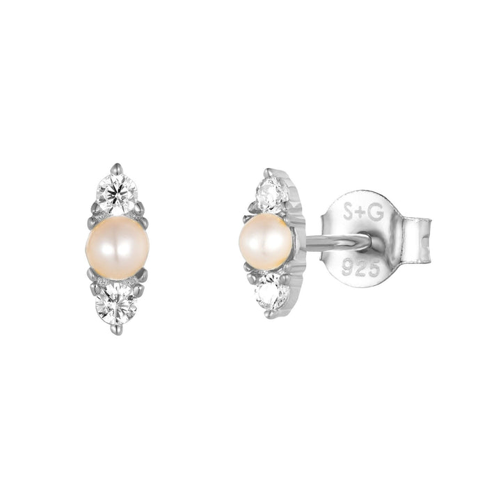 pearl stud - earring - seolgold