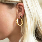 18ct Gold Vermeil Pearl CZ Stud Earrings
