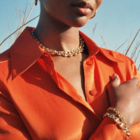 puffed mariner chain - seol gold