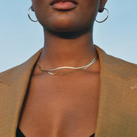 Herringbone gold Chain - seol-gold
