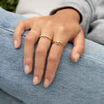 gold stone ring - seol-gold