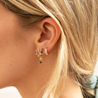 gold earrings - seol-gold