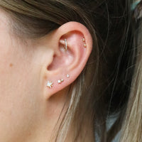 opal earring - seol gold