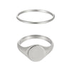 silver signet set - seol gold