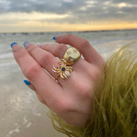 spider ring - seol gold