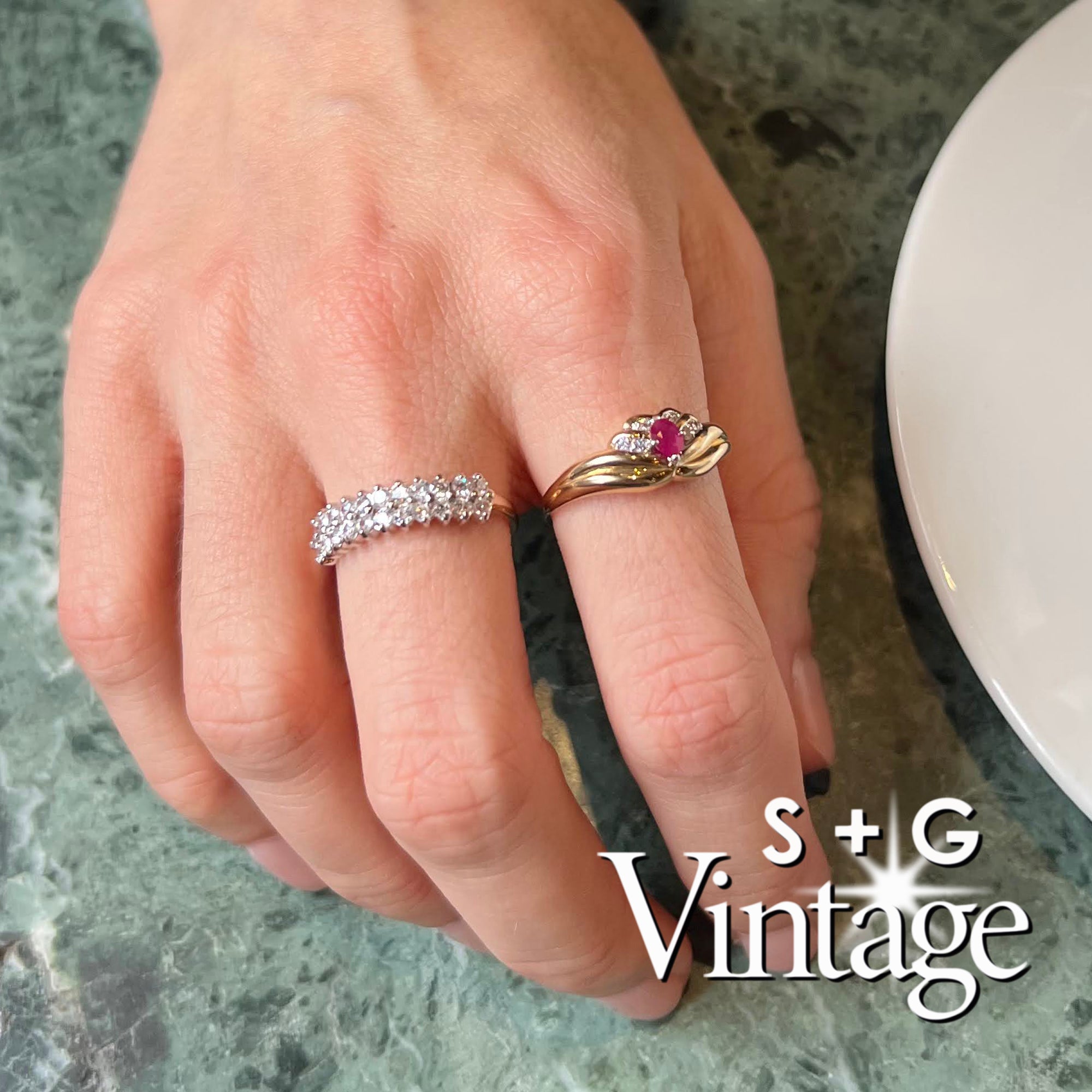 cz etertnity ring - seolgold