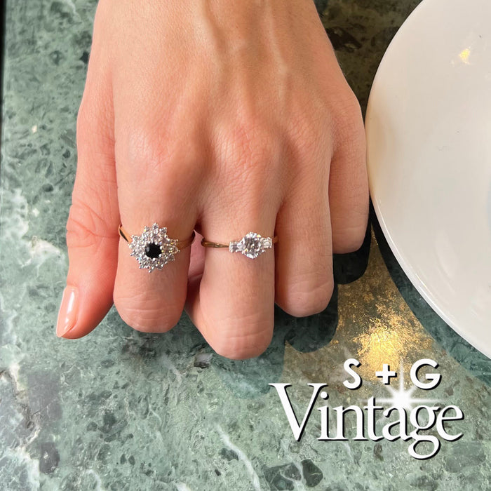 solid gold baguette ring - seolgold