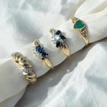 Sapphire Diamond Ring - seolgold