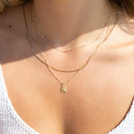 cz necklace - seol gold