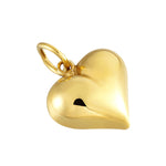 18ct Gold Vermeil Mid-Size Puffy Heart Charm