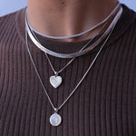 silver necklaces - seolgold