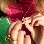 Best Friend heart necklace - seol gold