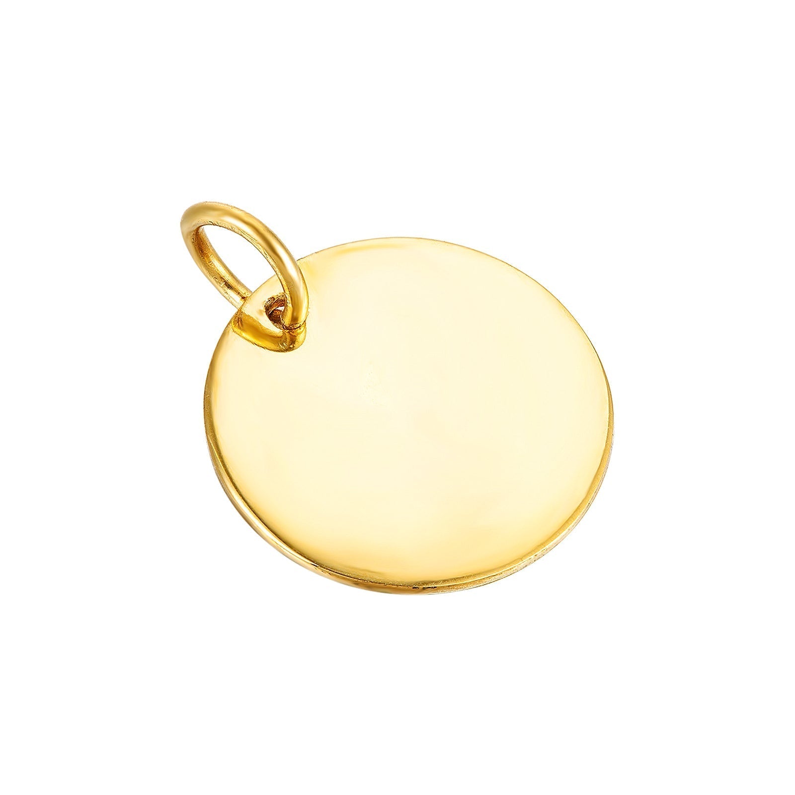 Circle Disc Pendant - Seol Gold