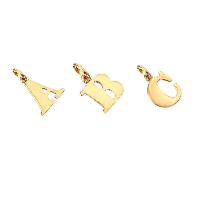 alphabet pendant - seolgold