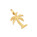 18ct Gold Vermeil Palm Tree Charm Pendant