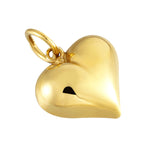 18ct Gold Vermeil Large Puffy Heart Charm