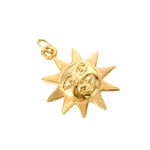 sun pendant - seol gold