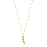italian horn necklace - seol-gold