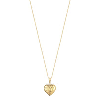 Devil Heart necklace- seol-gold