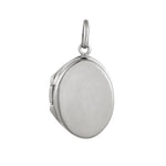 Sterling Silver Engravable Oval Locket Charm